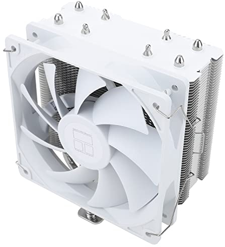 Thermalright Assassin X 120 SE - Radiatore CPU bianco, 4 × 6 mm, velocità 1550 RPM, 120 mm, con cuscinetto S-FDB, per AMD AM4 AM5/Intel 1700/1150/1151/1200