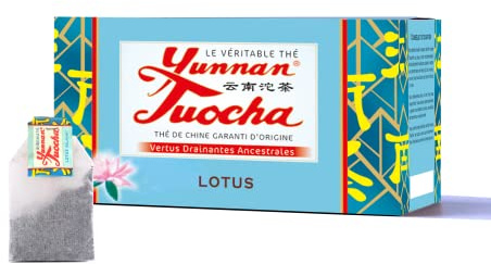 Yunnan Tuocha Zouji - Thé Tuocha Lotus - Apaisant Relaxant - 20 Sachets 40g