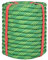1/2 Inch Climbing Rope 50 Ft Green - 48 Strands Tree Climbing,1/2in Arborist Rope,Rappelling Rope,Static Nylon Polyester Braided Rope,Bull Rope for Tree Pulling,Nautical Rigging Rope Swing