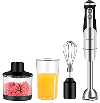 Batidora batidora de huevos, batidora de mano, batidora rápida, recipiente de 600 ml, batidor de huevos for puré de alimentos infantiles, batidos, salsas y sopas, extraíble for limpieza (tamaño: cinco