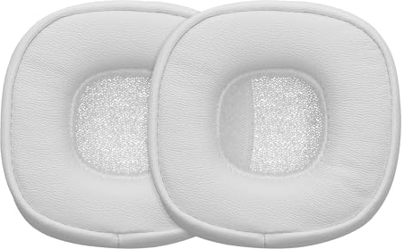 kwmobile 2X Cuscinetto Cuffie Compatibile con Marshall Major III/Major 3 Pad - Cuscinetti Ricambio Cuffie Over Ear Simil Pelle - Bianco