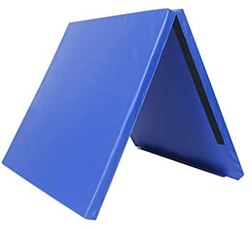 RajoNN Tapis d'exercice Tapis de Gymnastique Pliable Tapis d'entraînement en Cuir PU Robuste Poignée de Transport Facile à Nettoyer pour Les Tapis de Yoga d'étirement d'aérobic