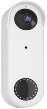 Arlocam Doorbell AVD2001-100NAS Protective Cover Case, Doorbell Silicone Cover Compatible with Arlocam AVD2001-100NAS Video Doorbell,Full Protection for Arlocam Video Doorbell AVD2001-100NAS, White
