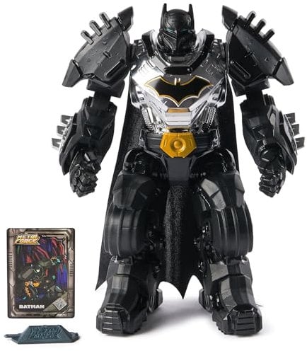 DC Metal Force Batman Action-Figur, 30cm groß, mit 8 Bewegungspunkten für actionreiche Abenteuer. Für Kinder ab 4 Jahren