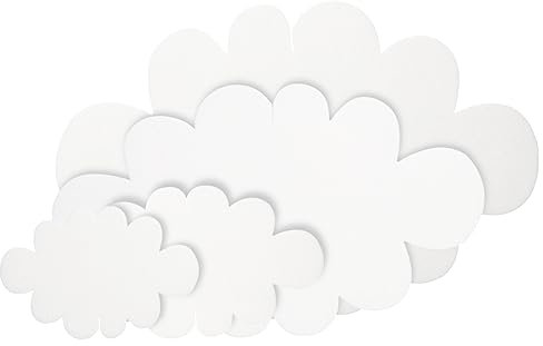 ULDIGI Set De Suspensions Feutre Blanches Décorations Suspendues pour Plafond Ornement De Fête Et Home Decor Accessoires Décoratifs pour Mariage Anniversaire Et Shower