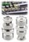 brileze 2 Pack BNC to SO239 Adapter RF Coaxial Aerial Connector BNC Male Plug to UHF PL259 Female Low Loss Ham Radio for RF Antennas Wireless LAN Devices Coax Jack Cable Wi-Fi Radios
