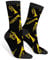 Lustige Socken mit bunten Kardiogrammen, Gesundheit, Kurve, lässig, Crew-Socken, Kontrastfarben-Design, für Damen und Herren, Geschenk, Trompete, Einheitsgröße