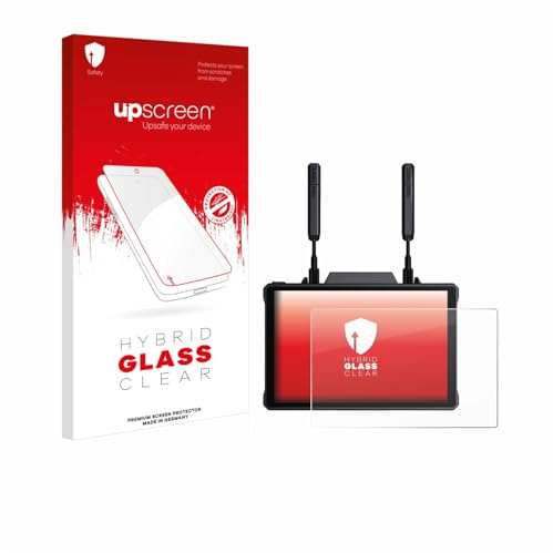 upscreen Schutzglas für Hollyland Pyro 7 | Transparenter Displayschutz Made in Germany Klare 9H Schutzfolie Glas-Folie Montage-Set Anti-Fingerprint