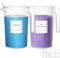 Lifewit 1.5L Washing Powder Storage, Laundry Detergent Liquid Dispenser, Storage Container with Lid for Laundry Liquid Detergent Pods Beads, Fabric Softener, Sopa Powder, 2Pcs