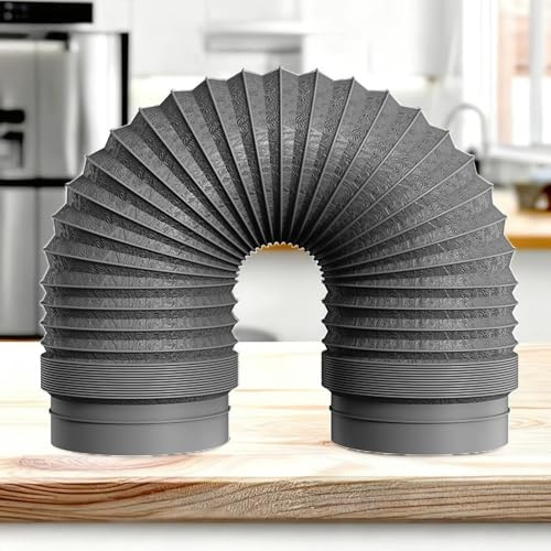 QSPNVFB Trockner Abluftschlauch PVC Flexibel Lüftungsschlauch Abzugshaube Belüftungsschlauch Ø150 160 170 180 200mm Gebläse HVAC Kanalschlauch(L 3m(10ft),Dia 180mm(7inch))