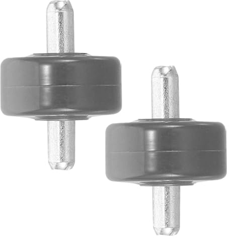 MAJORMENCH 2pcs Heavy-Duty Front Wheel Replacements for Vacuum Cleaner Small Repair Wheels Compatible with Shark Nvu and Cordless Models Easy to Install Vacuum Accessory