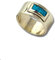 Ring Türkis Indianerschmuck Türrkisring Siegelring Westernschmuck Silberring Navajo Style (63 (20.1))