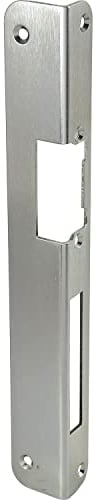 Winkelschließblech f. GU Secury f. E-Türöffner/AT-Stück, rechts, verzinkt silber