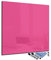 Glas-Magnettafel 70x70 cm Whiteboard Wand Beschreibbar Quadratisch Magnetisch Küche Office Büro mit Zubehör Wochenplaner Abwischbar Deko Memoboard Tafel Pink