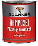 Rampozet Flüssig-Kunststoff 750 ml/für Balkone, Keller, Feuchträume, Treppen usw., für innen und außen, chlorfrei, mild riechend, seidenglänzend (Anthrazitgrau Ral 7016)