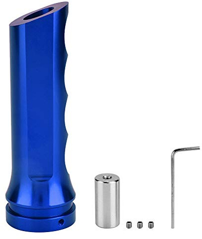 Coperchio freno a mano Suuonee, copri freno a mano in alluminio per auto universale Custodia protettiva per freno a mano(Blu)