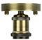 Single Head Ceiling Light Retro Flush Mount E27 Lamp Holder Sconce Chandeliers (Green Brass)