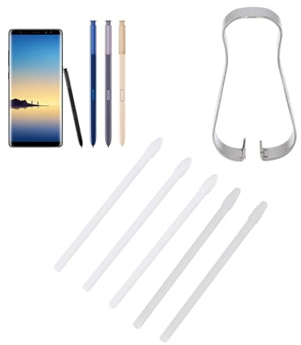 CCYLEZ Ersatz Touch Stylus Tips, Stiftspitzen Ersatz Set Für Tablet S3/4 T580 T585 Note 8/9, Weiß