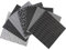 aufodara Baumwollstoff Patchwork DIY Stoffpaket 7 Stück 50 x 50 cm, Reiner Baumwolle Stoff, Stoffe zum Nähen, Quilten Basteln Handwerk Gewebe, vielfältige Mustern Quadrate Baumwolltuch (Schwarz)
