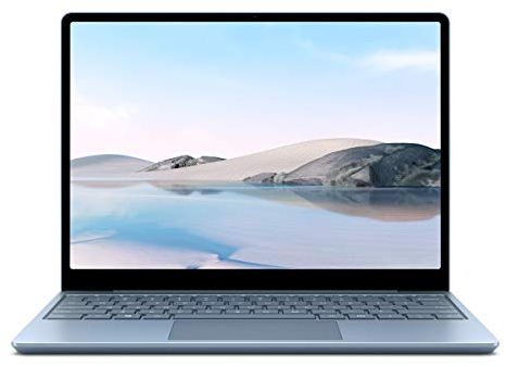 Microsoft Surface Laptop Go (Windows 10, touch screen da 12,45, Intel Core i5, 8 GB RAM, 256 GB SSD, tastiera AZERTY francese) - Blu ghiaccio - Il notebook Surface più leggero