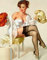 Sexy Pinup Girl Lady Hair glamour Model Vintage Retro Man Cave Bar Pub Shed Novelty Gift Aluminium Metal Tin Wall Décor Sign