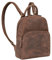 STILORD 'Ruby' Daypack Damen Leder Rucksack Kleiner Lederrucksack Vintage Rucksackhandtasche Cityrucksack für Ausgehen Shopping Tagesrucksack S Echtleder, Farbe:veleta - braun