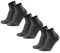 DANISH ENDURANCE Kurze Merino Wolle Wandersocken, Sommer Wollsocken, Unisex, für Herren & Damen, 3 Paar, Grau, 39-42