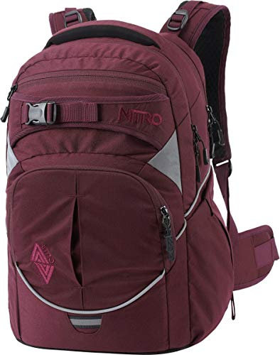 Nitro Superhero Schulrucksack, Rucksack, abnehmbarer Hüftgurt, robuste Bodenplatte, Thermotasche, 30 L