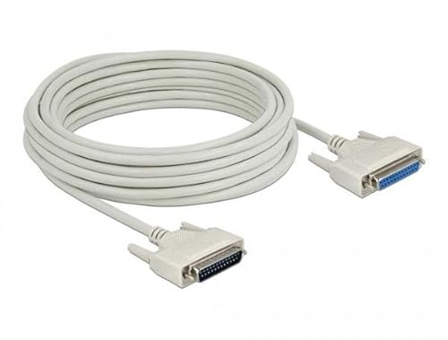 Delock Serielles Kabel D-Sub 25 Stecker zu Buchse 10 m