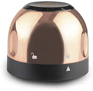 Lacor 63055 Bouchon d'étanchéité pour champagne, conserve le goût et l’arôme, conserve les bulles, verrouillage rotatif, cuivre, ABS