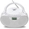 Nextron Portable Bluetooth CD Player with AM/FM Radio Stereo Sound System, CD/MP3/WMA Playback, USB and AUX Ports, Headphone Jack, LCD Display, AC/DC Powered