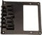 Telecaster Humbucker-Steg Chrom