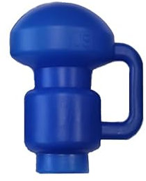 walexo Kappen für Innenliegendes Sicherheitsnetz Stangen Ø 25 mm oder Ø 28 mm (Ø 28 mm, 8 x Blau)