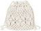 MEGAUK Damen Handgefertigte Crossbody Schultertasche mit Kordelzug Fransentasche Strohtasche Umhängetasche mit Fransen Stroh Strandtasche für Urlaub Am Meer