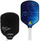 JOOLA Ben Johns Hyperion Pickleball Paddle - Superficie de Carbono, Grano Alto y Giro, Mango Alargado, núcleo de Panal de Polipropileno, Cubierta Personalizada