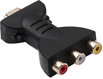 Liummrcy VHS to Digital Converter Adaptador HDMI A 3RCA,Adaptador Rojo Amarillo Blanco Cable De Video HDMI A AV,Video Audio Converter Adapter Red White Yellow Connector HDMI to 3RCA Adapter,HDMI to