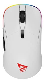 Savio Rift White Gaming Mouse RGB Dual Mode