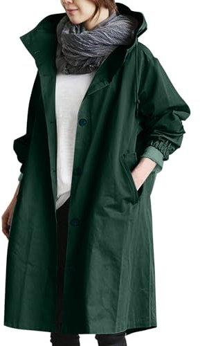 Manteau De Pluie Femme Coupe Vent Veste Imperméable Longue Vetements Impermeable Imperméables Manteaux K-Way À Capuche Ciré Poncho Veste de Hiver Long