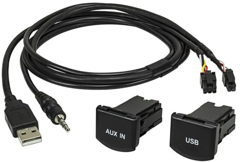 tomzz Audio 7557-006 USB+AUX Replacement Adapter kompatibel mit VW Polo 5 6C ab 2014