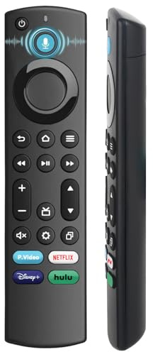 Replacement All Fire Smart TV Remote(Insignia, Toshiba, Onmi, Pioneer), Compatible for Fire Stick/Cube Remote(4K, 1st, 2nd, 3rd Gen, Life) with Voice
