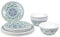 by Tarhong Blue Medallion 12-Piece Melamine Dinnerware Set
