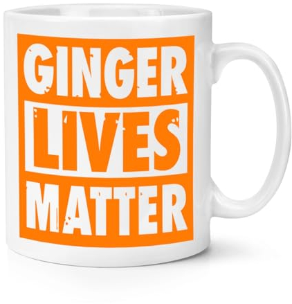 Ginger Lives Matter 10oz Mug Cup Funny Joke Rude Birthday Red Head Parody