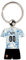 Porte Clé Football Portugal 2024 France Maillot Extérieur Personnalisable avec Nom et Numéro