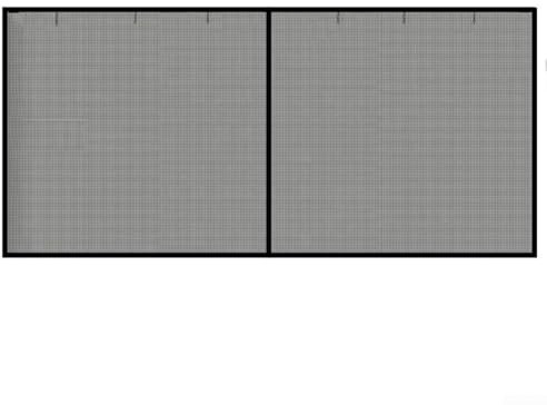Zilimontt Zanzariera magnetica per porta del garage, 40,6 x 2,8 m, rete in fibra di vetro per ingresso a mani libere, installazione rapida per cortili, giardini, porte del garage, studi all'aperto,