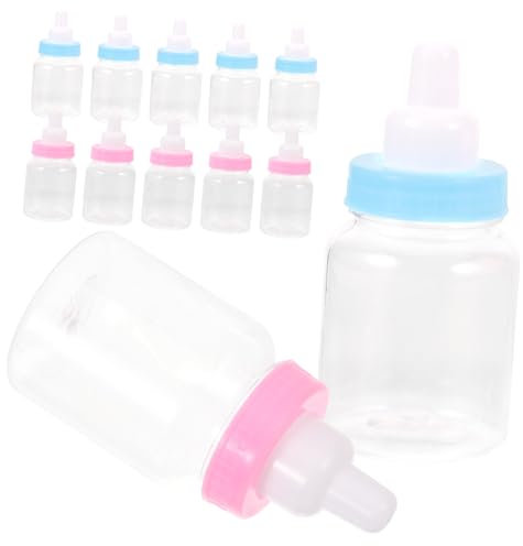 TOYANDONA 12St Babyflaschen flaschen babygeschenke -Flaschen-Transparent Pop Fütterung Rosa neugeborenen hochzeitsdeko Nuckelflasche dekorative Süßigkeitenflasche