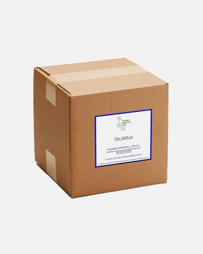 Taurina 100% Pura Power natural Life | Sin Aditivos ni Añadidos | Caja de 25 kg | L-taurina Aminoácido