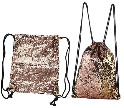 WRITWAA à cordon à sequins pochette de sport à à paillettes à de voyage de danse de plage en plein air