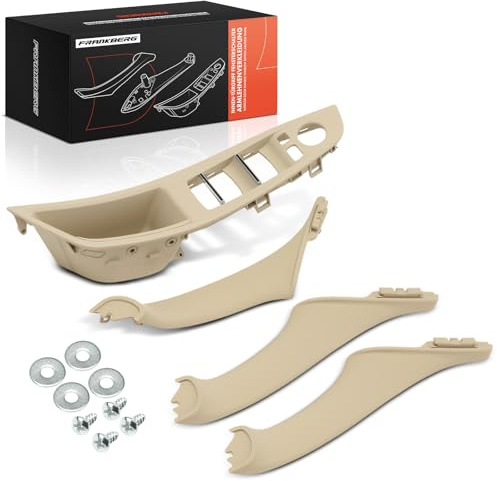 Frankberg 4x Türgriff Innenausstattung Innen Beige Kompatibel mit 5er F10 5er Touring F11 Replace# 51417225858