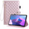 Rosbtib Case for Lenovo M10 3rd Gen 10.1 inch 2022 Model TB-328FU / TB-328XU, Wallet style PU leather tablet case with zip, Card Slot and Stand Function for Lenovo Tab M10 (3rd Gen), Pink