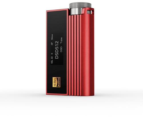 iBasso Nunchaku Portable DAC and Tube Amplifier (Red)